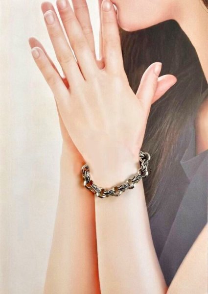 画像5: 【70%OFF】sv925イーグル＆リングスブレスレット (5)