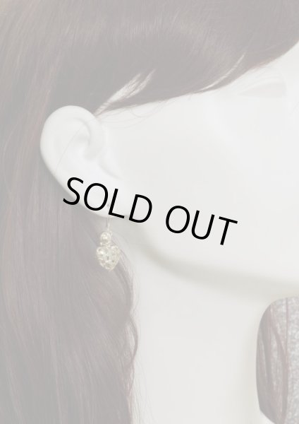 画像3: 【50%OFF】SV925星柄ハート＆シルバーボールピアス (3)