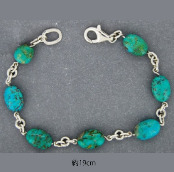 画像3: 【50%OFF】 ★現品限り★SV925ターコイズブレスレット (3)