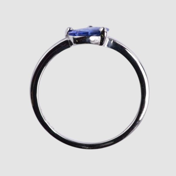 画像2: sv925変形サファイアリング (2)