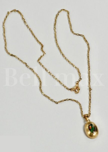 画像4: 【オーダー例】ご家族の形見オパールを使った遺骨ペンダントを制作 (4)