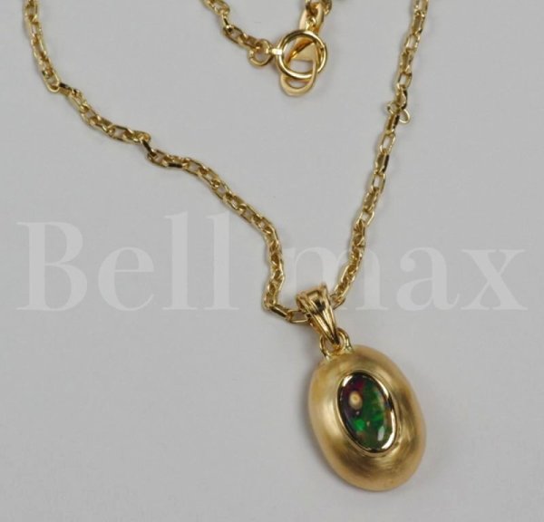 画像3: 【オーダー例】ご家族の形見オパールを使った遺骨ペンダントを制作 (3)