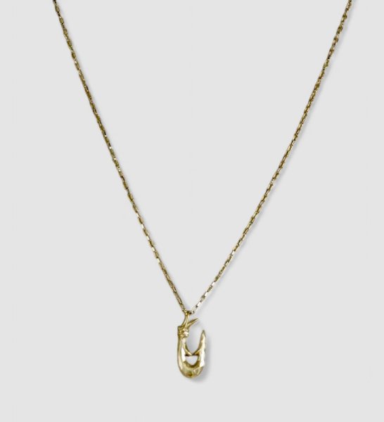 画像7: K18縄文釣り針 小 ペンダント (7)