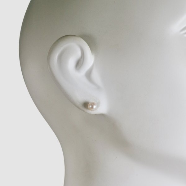 画像5: K14WGアコヤパールピアス (5)