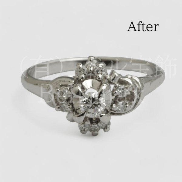 画像6: 【修理例】リング破損・メレダイヤ紛失の修復 (6)