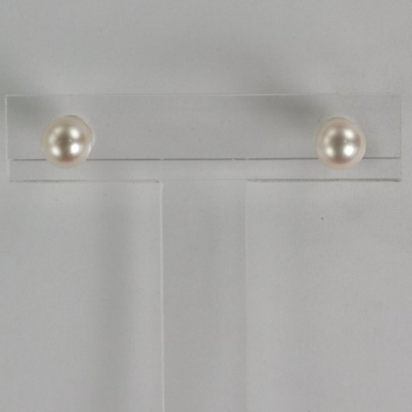 画像2: K14WGアコヤパールピアス (2)