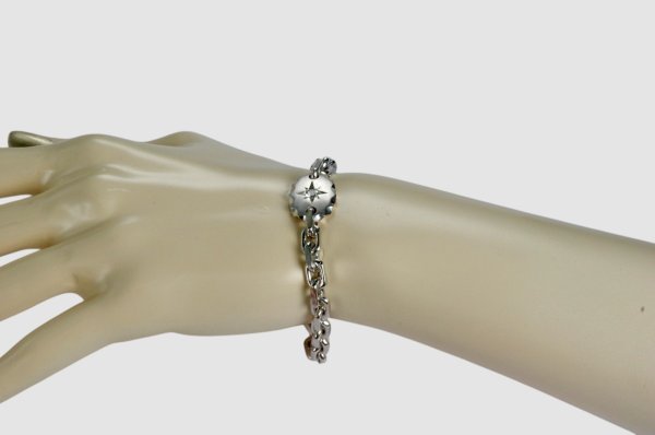 画像6: 【受注生産品】Pt900ダイヤモンドプレート付きブレスレット (6)