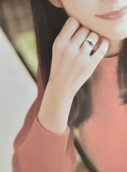 画像7: Pt900アレキサンドライト×ダイヤモンドリング (7)