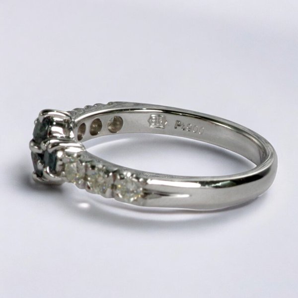 画像8: Pt900アレキサンドライト×ダイヤモンドリング (8)