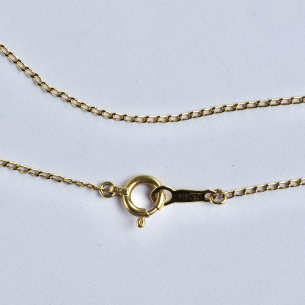 画像9: K18ガーネット×水晶ブリオレットカットネックレス (9)