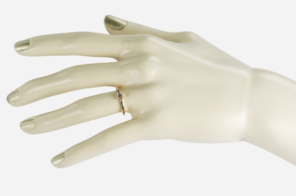 画像6: K18PGダイヤモンドリング(0.21ct) (6)