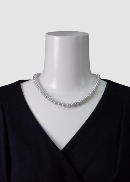 画像6: アコヤグレーパールネックレス (6)