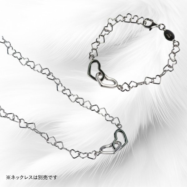 画像6: 【60%OFF】sv925ハートチェーンブレスレット (6)