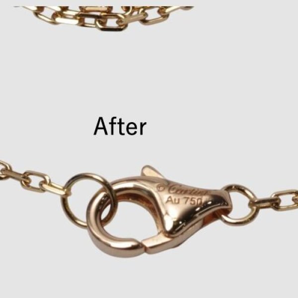 画像2: カルティエネックレスのバネ交換 (2)