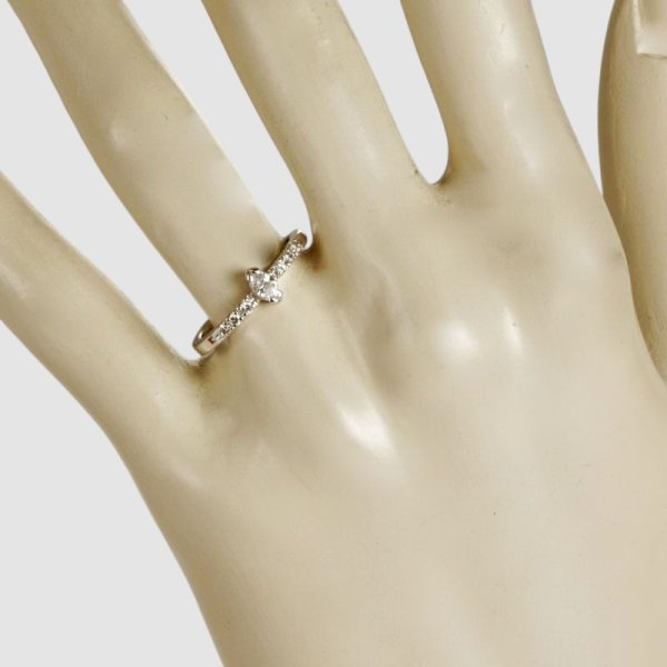 画像5: Pt900マーキスダイヤモンドリング (5)