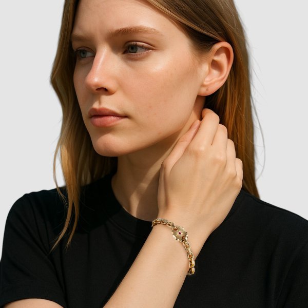 画像6: 【受注生産品】K18 ルビープレート付きブレスレット (6)