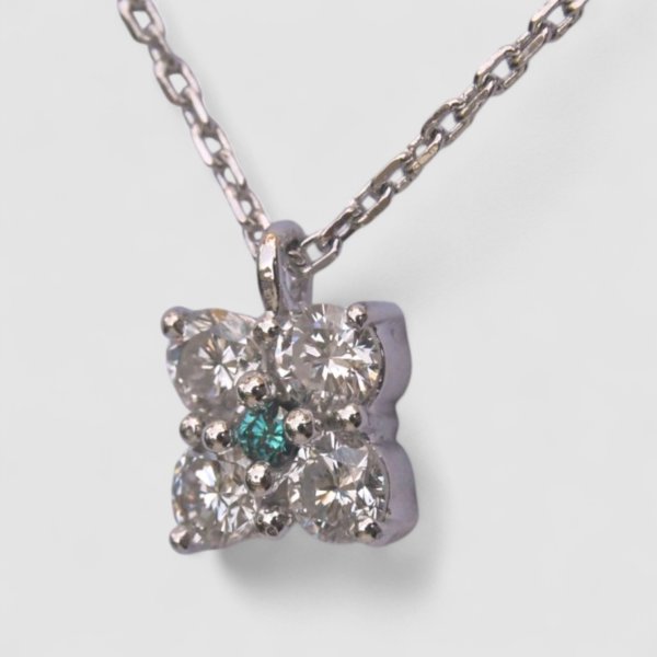 画像3: Ptダイヤモンドペンダントネックレス (3)