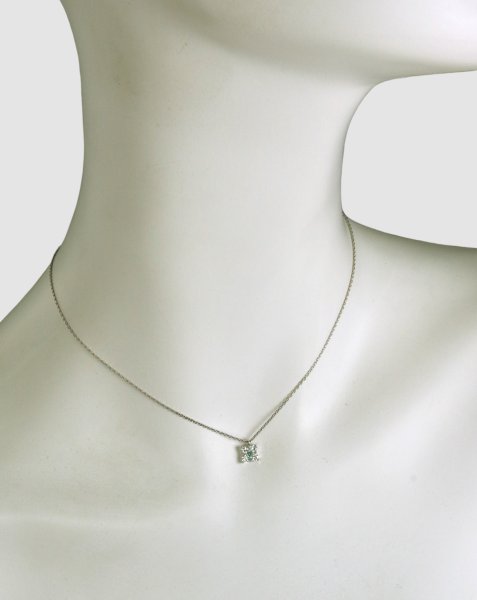 画像2: Ptダイヤモンドペンダントネックレス (2)