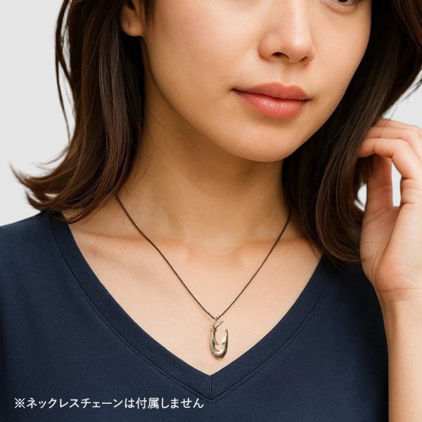 画像8: シルバー/K18 縄文釣り針 小 (8)