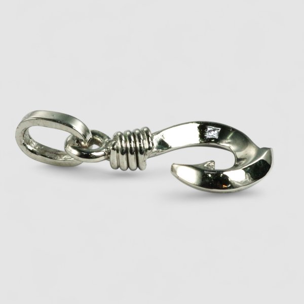 画像4: 【再入荷】Pt900フィッシュフックペンダント SSサイズ (4)