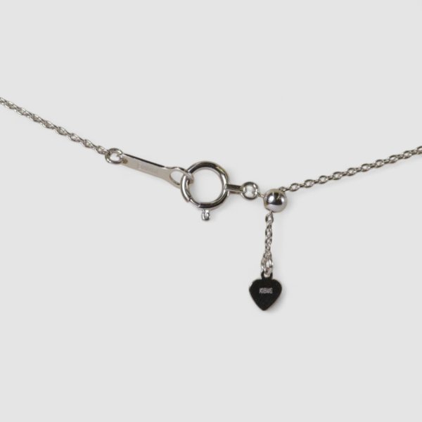 画像4: K18WG フラワーダイヤモンドペンダントネックレス02 (4)