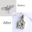 画像1: 【リフォーム例】使いにくい立爪ダイヤリングがシンプルなペンダントに！ (1)