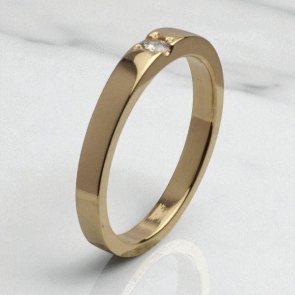 画像3: お客様のダイアモンドでシンプルな指輪製作 (3)