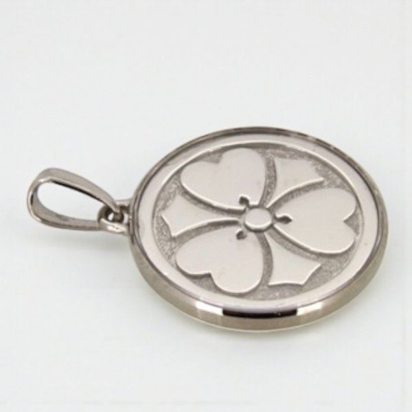 画像3: 【オーダー例】Pt900家紋ペンダント製作 (3)