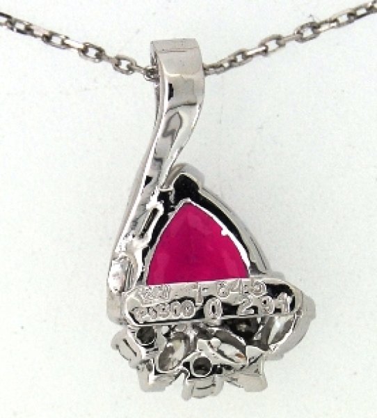 画像5: Pt900ピンクトルマリンダイヤ入りペンダントオーダー制作 (5)