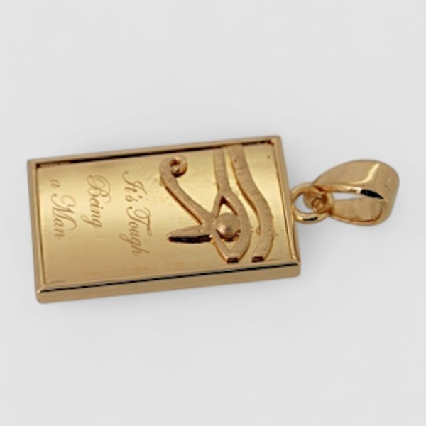 画像3: K18板ペンダントオーダー加工 (3)