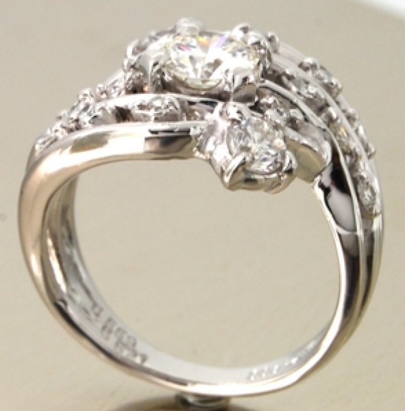 画像5: ダイヤ立て爪リング（指輪）、ダイヤファッションリングで1本のダイヤリングにリフォーム (5)