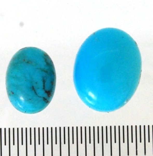 画像2: K18ターコイズ（トルコ石）2個入りリングオーダー制作 (2)