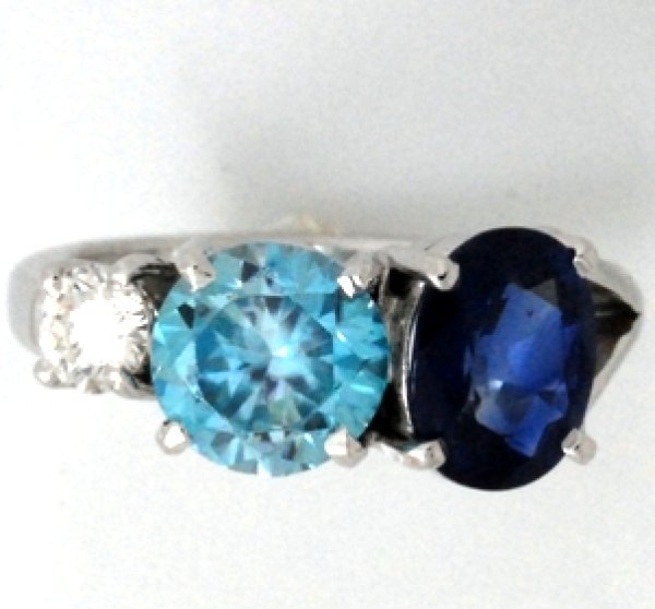 画像6: 3本の指輪の石を使って1本の指輪にリフォーム制作 (6)