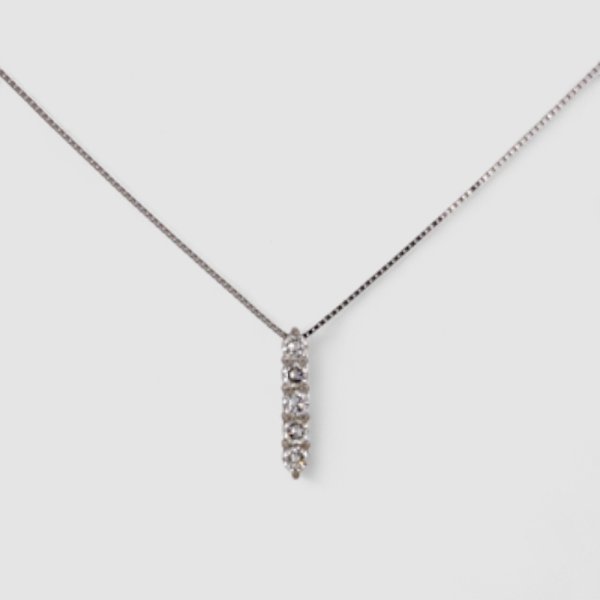 画像4: Pt900ダイヤリングをペンダントネックレスにリフォーム例 (4)