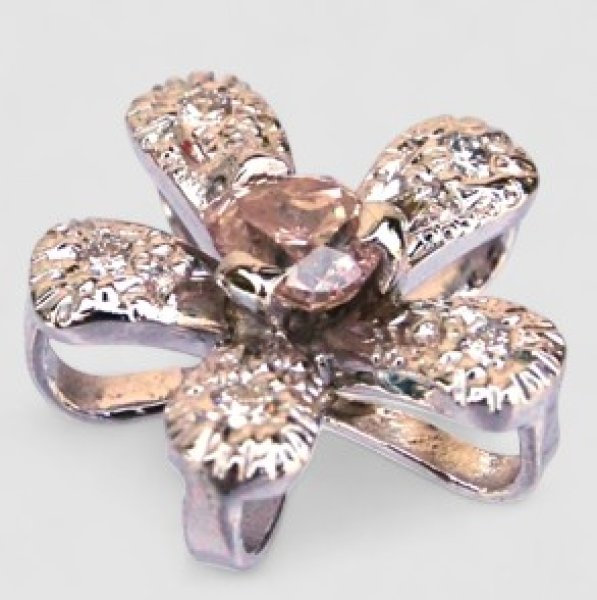 画像3: Pt900ピンクダイヤ花モチーフペンダントオーダー制作 (3)