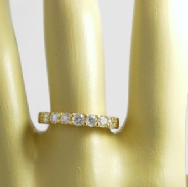 画像4: 【オーダー例】K18ハーフエタニティダイヤモンドリング (4)