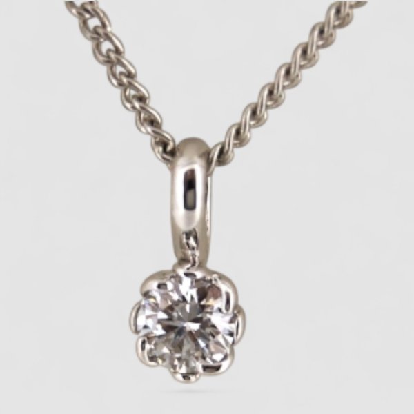 画像3: Pt900ダイヤモンドリングをペンダントリフォーム (3)