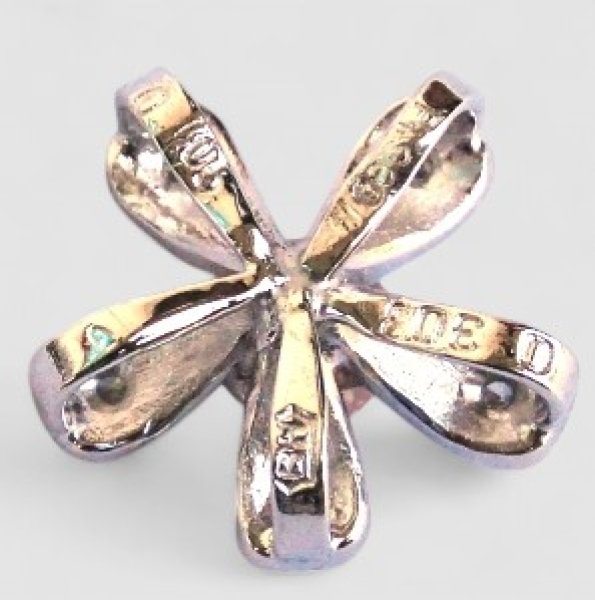 画像4: Pt900ピンクダイヤ花モチーフペンダントオーダー制作 (4)