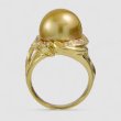 画像6: 【オーダー例】ゴールドパールの指輪|K18YG × 南洋白蝶ゴールド13mm (6)