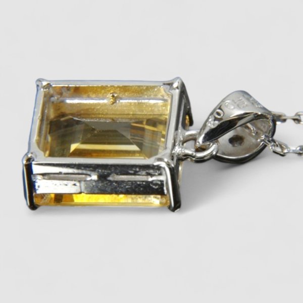 画像5: 14金シトリントパーズリングを18金ホワイトゴールドでペンダントに制作例 (5)