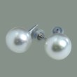画像1: 【オーダー例】大きめパールでピアス制作|Pt900パールピアス (1)