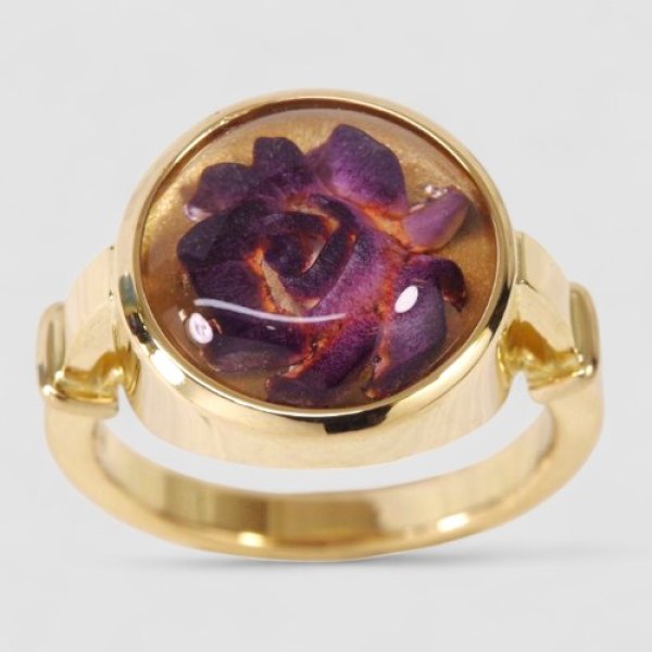 画像2: 【リフォーム・オーダー】お客様の片方になったイヤリングで指輪を制作 (2)