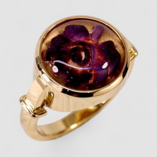 画像3: 【リフォーム・オーダー】お客様の片方になったイヤリングで指輪を制作 (3)