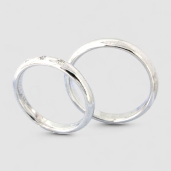 画像4: 【オーダー制作例】お母様のジュエリーをリフォームした結婚指輪 (4)