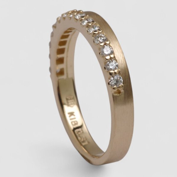 画像3: 【リフォーム例】プラチナのハーフエタニティリングをK18ゴールドへ (3)