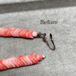 画像2: 【修理例】サンゴのネックレス金具交換・ワイヤー交換 (2)
