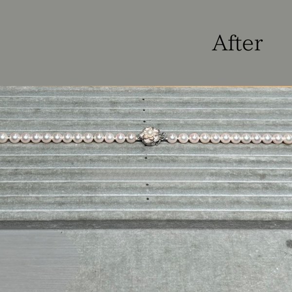 画像3: 【修理事例】パールネックレスの糸切れ修理（ワイヤー仕上げ） (3)