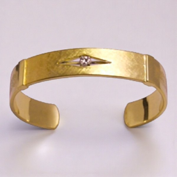 画像3: 【リフォーム例】K18ダイヤ入りブレスレットをバングルへ (3)