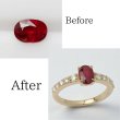 画像1: 【オーダー例】K18ルビーサイドメレリング制作 (1)
