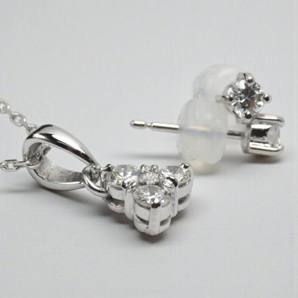 画像3: 【リフォーム例】一文字リングをペンダント＆ピアスセットへ (3)